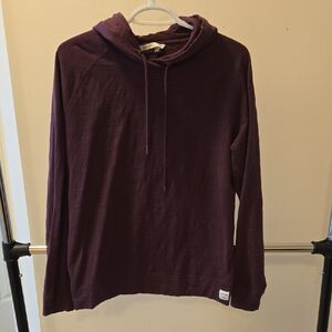 Horst Mens Lightweight Pullover Maroon Hoodie